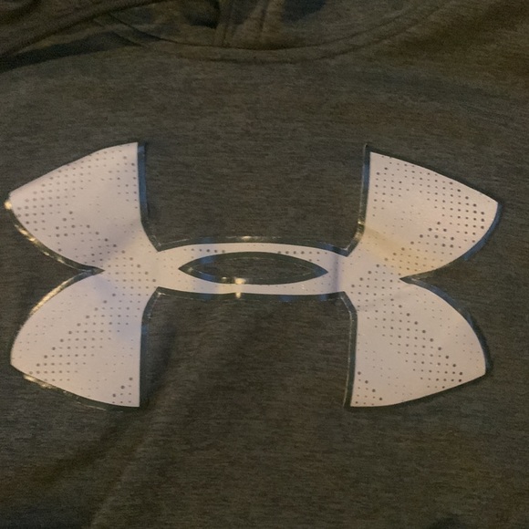 Under Armour Storm1 Pullover Hoodie Medium grey/green Long Sleeve Loose fit - Picture 2 of 6